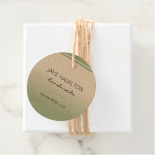 Business Supplies Mint Green Packaging Tags