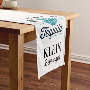 Business Table Runner With Your Logo and Text