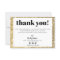 BUSINESS THANK YOU chic glam gold glitter LOGO
