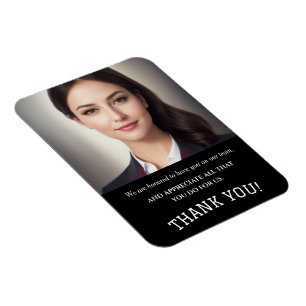Business Thank You, Company Thank You Magnet