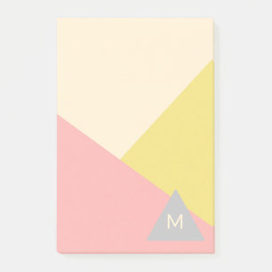 Business Thank You Geometric Pastels Post-it Notes