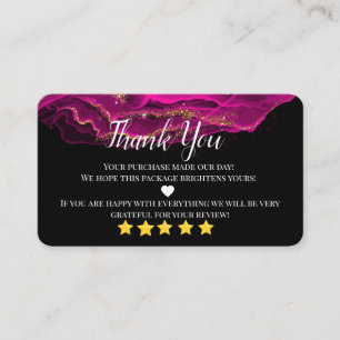 business thank you homemade gold heart business ca business card