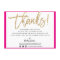 BUSINESS THANK YOU modern chic gold glitter script