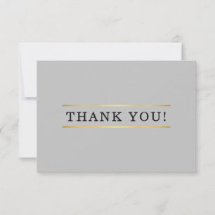 BUSINESS THANK YOU mondern minimal order insert