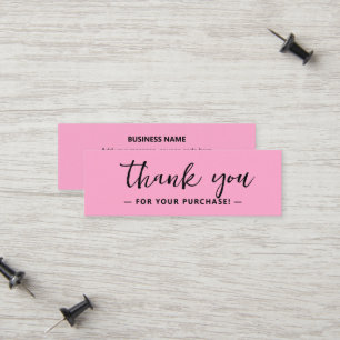Business Thank You Social Media Package Insert