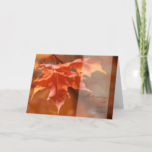 Business Thanksgiving Good Things in Life Holiday Card