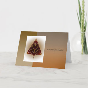 Business Thanksgiving to Customers/Clients Holiday Card