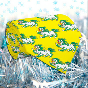 Business Tibet & Tibetan Flag, Snow Lions / Hearts Tie