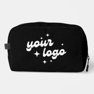 Business Travel Customer Gift Company Logo Black Dopp Kit