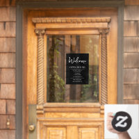 Business Welcome and Open Hours Website