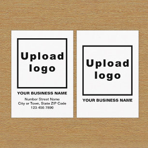 Business White Enclosure Card