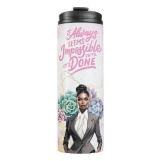 Business Woman Achievement  Thermal Tumbler