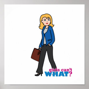 Business Woman - Light/Blonde Poster