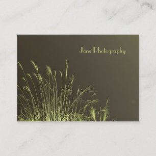 Businesscards template, weed grass business card