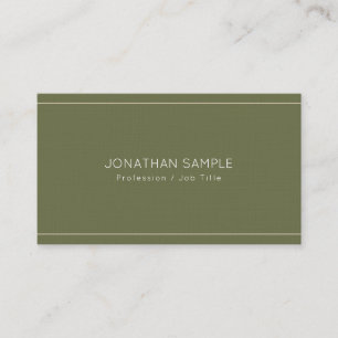 Businessman Manager Ceo Director Luxury Chic Business Card