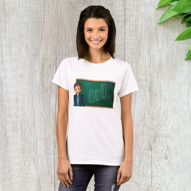 Businessman Presenting Womens T-Shirt (Creator Uploaded)