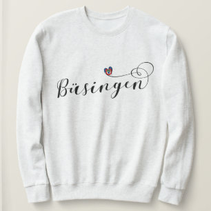 Büsingen Flag Heart, Büsingen am Hochrhein Sweatshirt