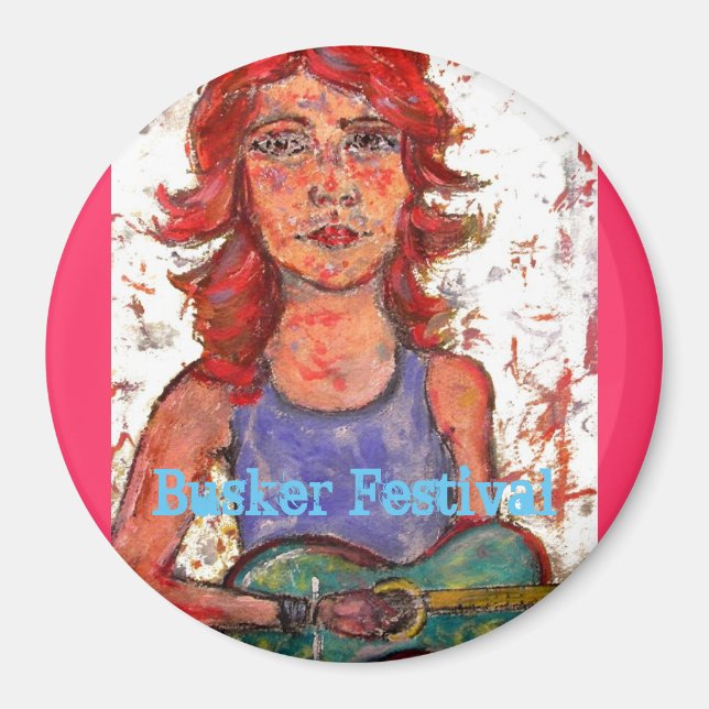 Busker Festival Magnet (Front)