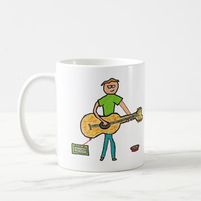 Busking Coffee Mug (Left)