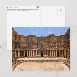 Busra, carte postale de voyage en Syrie