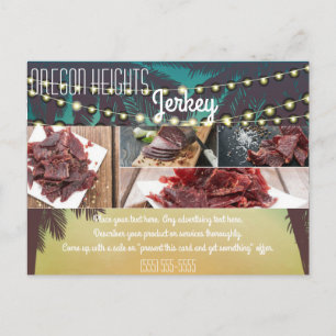 Bussiness Advertising Card Beach String Lights Pal