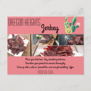 Bussiness Advertising Card Bohemian Cactus Succule