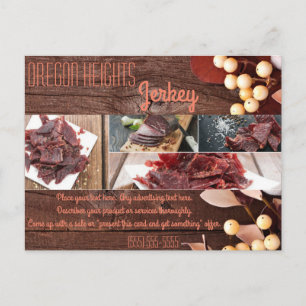 Bussiness Advertising Card Cotton Branch on Dark W