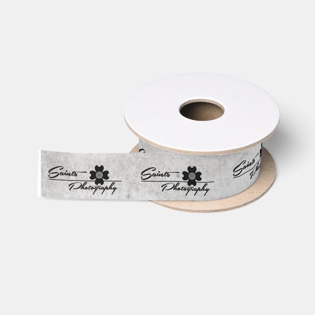 Bussiness Logo Ribbon Satin Ribbon (Spool)