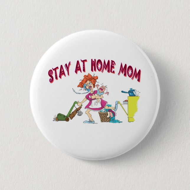 bussy mom 2 inch round button (Front)