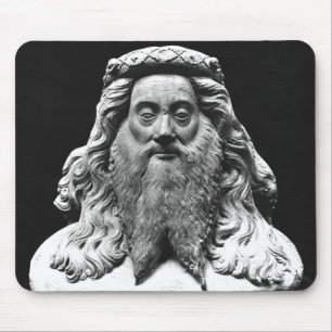 Bust from the Funeral Statue of Jean II de Vienne Mouse Pad