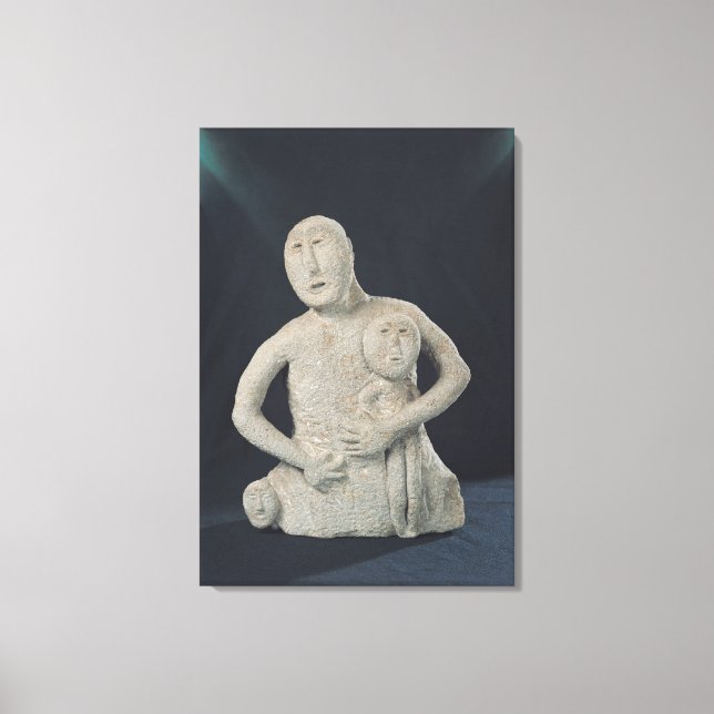 Bust of a Mother Goddess Canvas Print (Front)