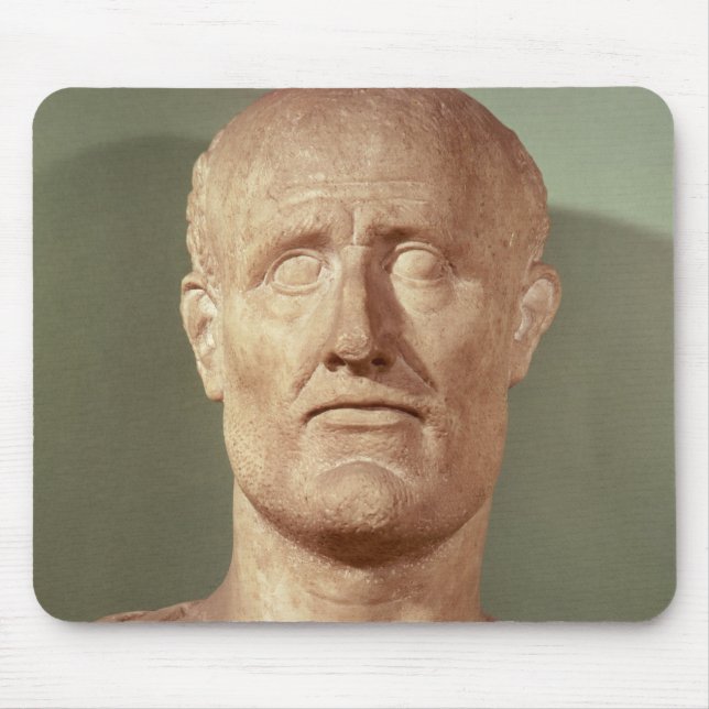 Bust of Alcibiades Mouse Pad (Front)