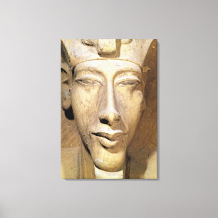 Bust of Amenophis IV from the Temple of Amun Canvas Print