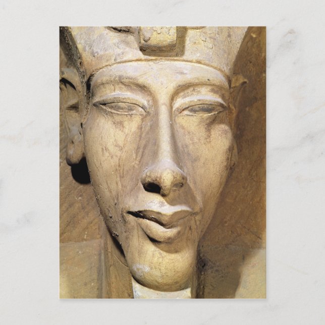 Bust of Amenophis IV   from the Temple of Amun Postcard (Front)