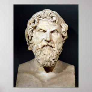 Bust of Antisthenes Poster