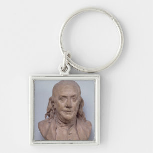 Bust of Benjamin Franklin  1778 Keychain