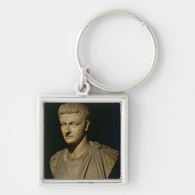 Bust of Caligula Keychain (Front)