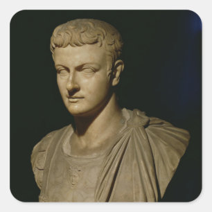 Bust of Caligula Square Sticker