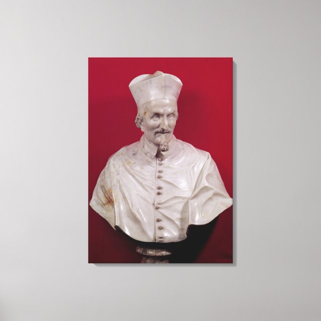 Bust of Cardinal Francesco Barberini Canvas Print (Front)