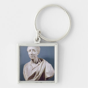 Bust of Charles de Secondat  Baron de Keychain