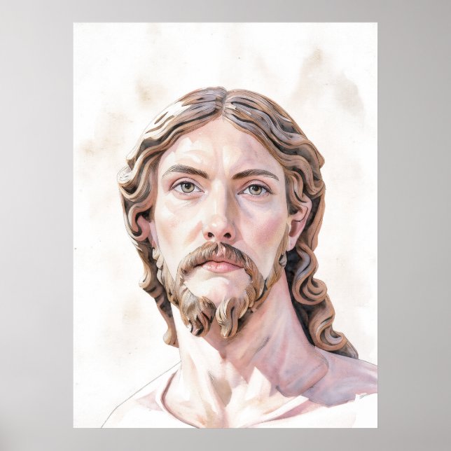 BUST OF CHRIST THE SAVIOR by MICHELANGELO 2026__ Poster (Front)