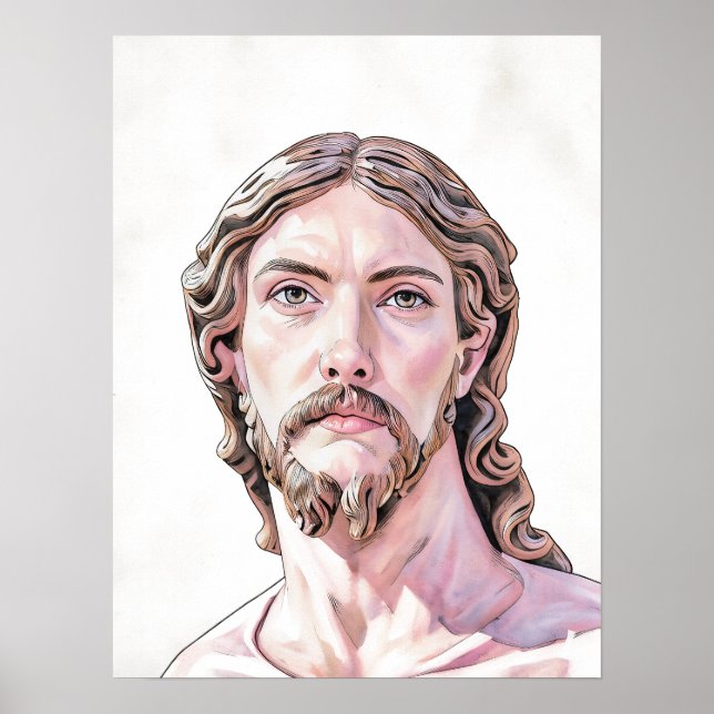 BUST OF CHRIST THE SAVIOUR by MICHELANGELO 2026 Poster (Front)