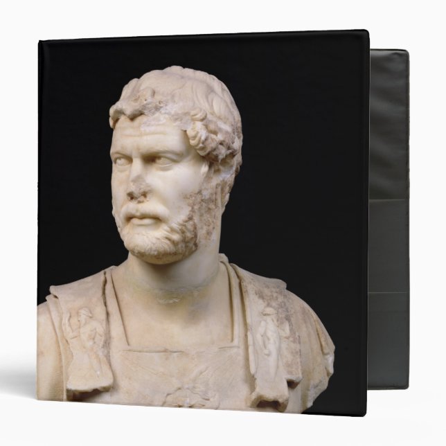 Bust of Emperor Hadrian  found in Crete Binder (Front/Inside)