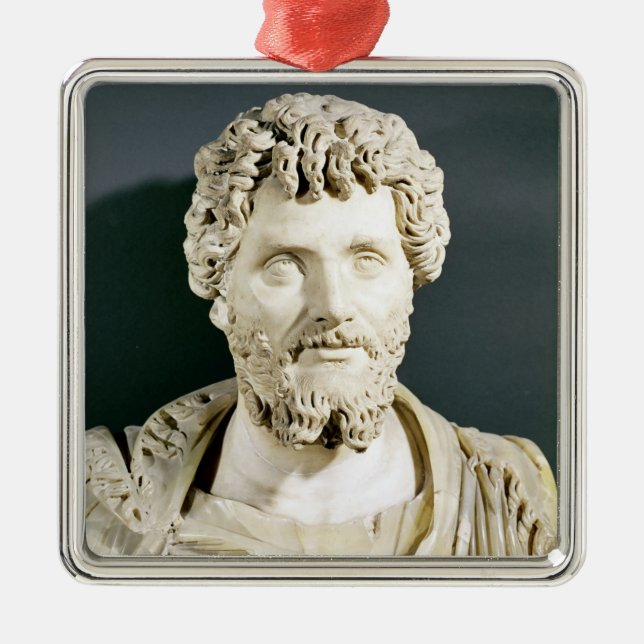 Bust of Emperor Septimus Severus Metal Ornament (Front)