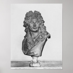 Bust of Gerard Audran Poster