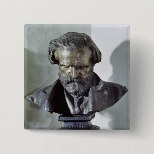 Bust of Giuseppe Verdi 2 Inch Square Button