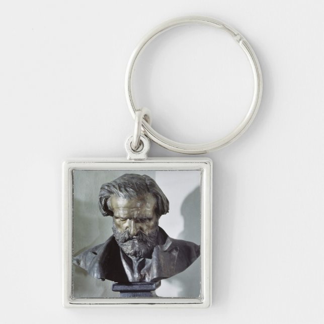 Bust of Giuseppe Verdi Keychain (Front)