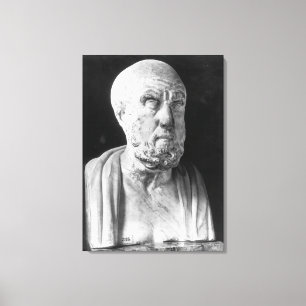 Bust of Hippocrates Canvas Print