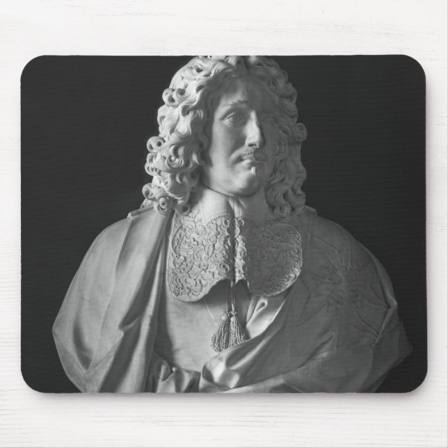 Bust of Jean-Baptiste Colbert de Torcy Mouse Pad (Front)