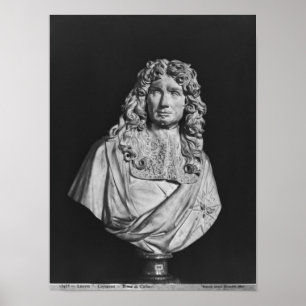 Bust of Jean-Baptiste Colbert de Torcy Poster